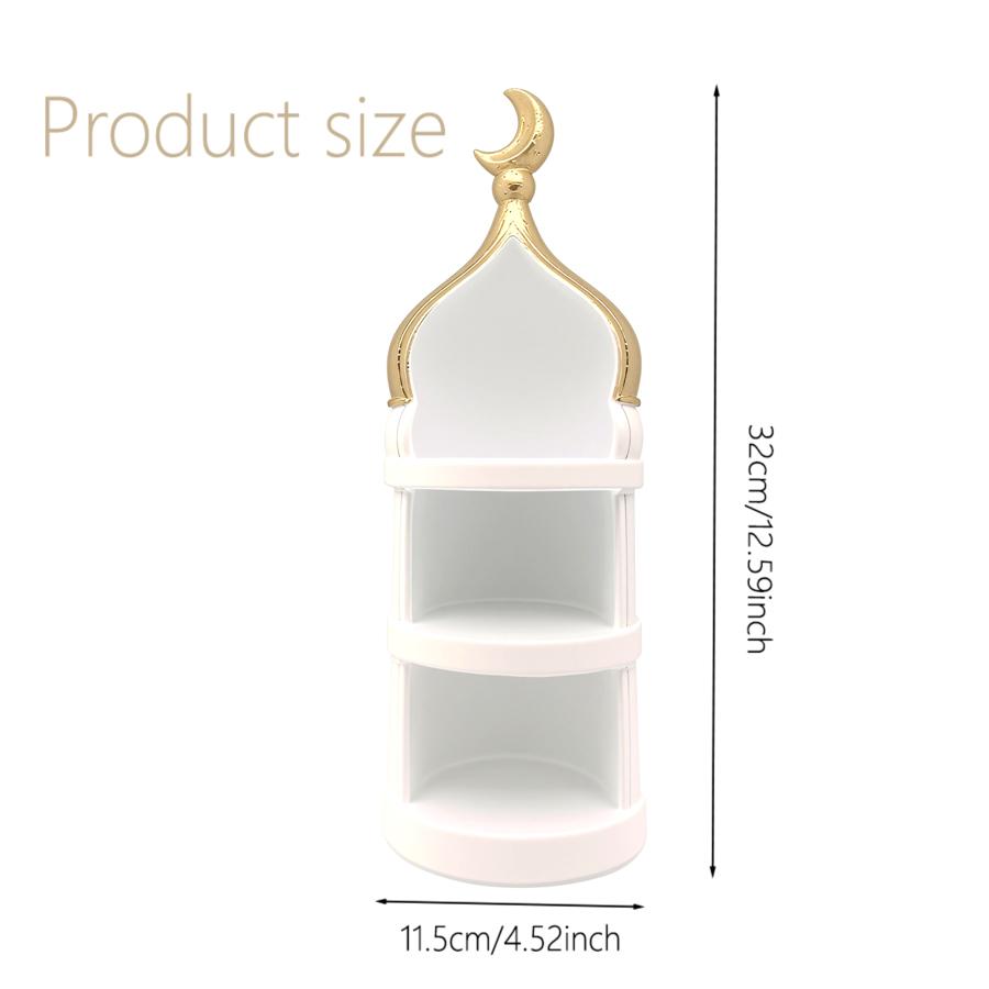 1 szt. Ramadan Muzułmański Kopuła Kaaby Meczet Islamska Ozdoba na Biurko Stół Dekoracja Samochodu Rzemiosło Prezenty Świecznik