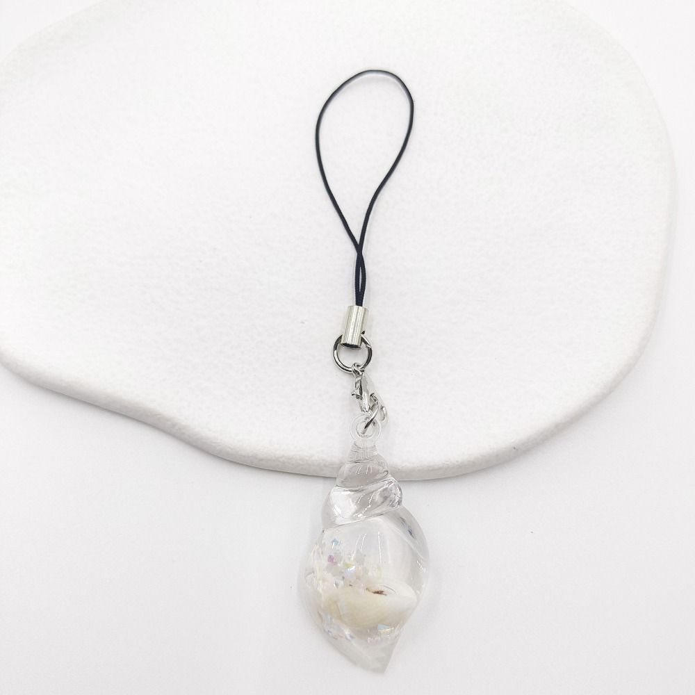 

Ракушка Цепочка для мобильного телефона Подвеска Ремешок для мобильного телефона Веревка для подвешивания телефона Телефонная бижутерия белый