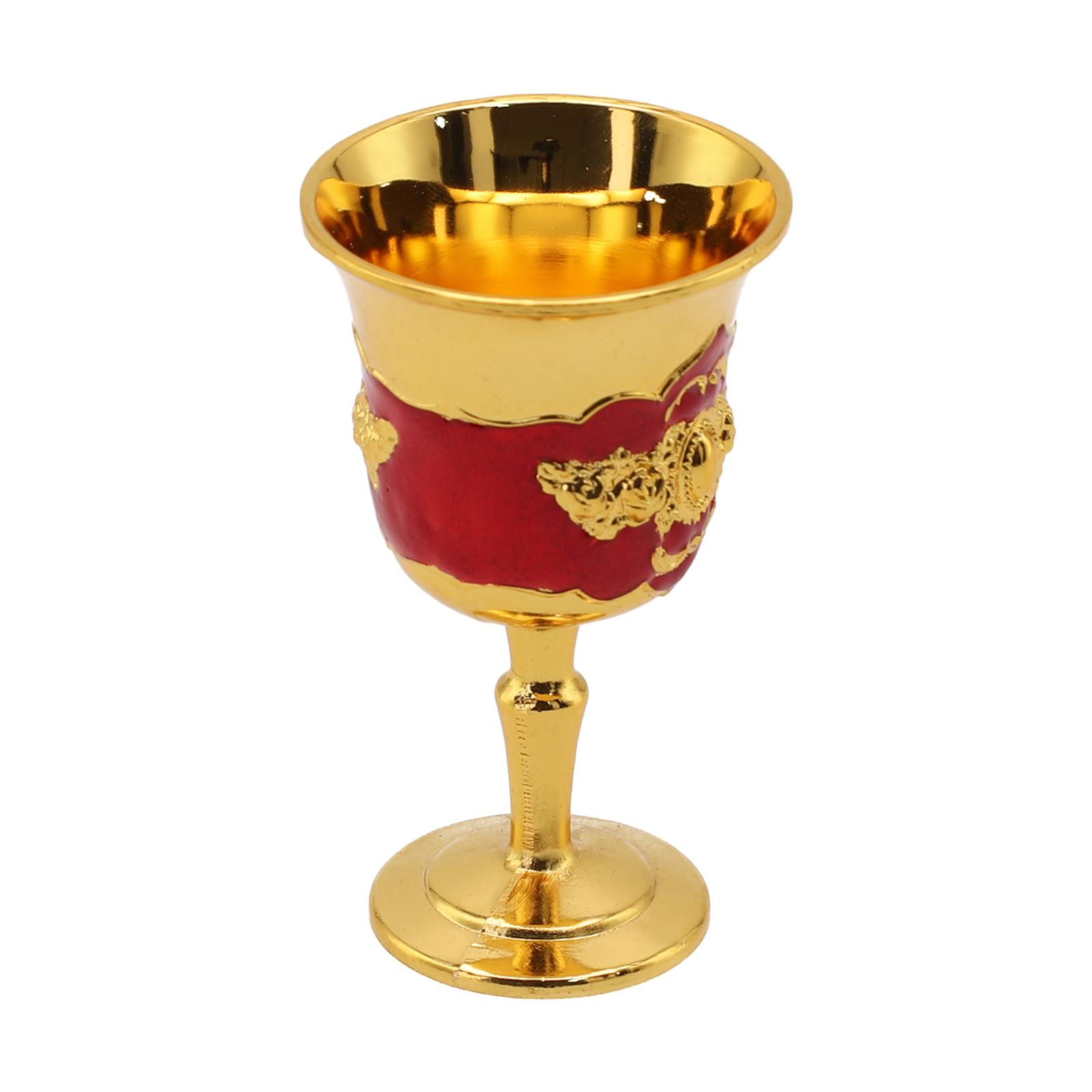 

Стакан для вина из сплава 20~30 мл, золотой, в европейском стиле, для дома, креативный, для напитков, высокая мода