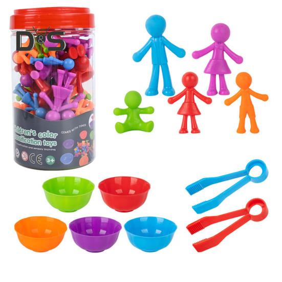 

1 набор игрушек для подсчета животных с мисками, пинцетом, мультяшным динозавром, игрой на подсчет и сортировку цветов для малышей, мальчиков и девочек, обучающей игрой для дошкольников D