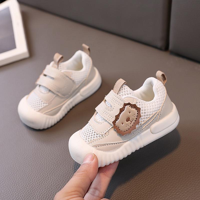 Sommer Neue Weichsohlige Lauflernschuhe Lässige Cartoon Babyschuhe Mädchen Atmungsaktiv Rutschfest Komfort Einfache Babyschuhe Vielseitiger Jungenschuh