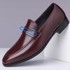 Herren Frühling Lederschuhe Herren Britischer Stil Business Casual Schuhe
