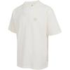 T Shirts Men's Ecru Crew Neck Straight Fit MCJ644-W2Y