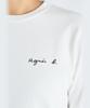 Agnes Logo S179 TS EAT5S179 White B. T-shirt Women's 3(L)