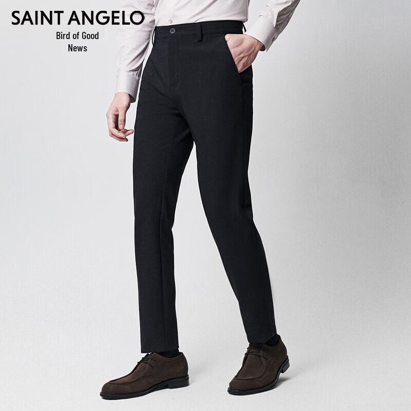 Baoxiniao Men's Wrinkle-Resistant Stretch Straight-Leg Trousers