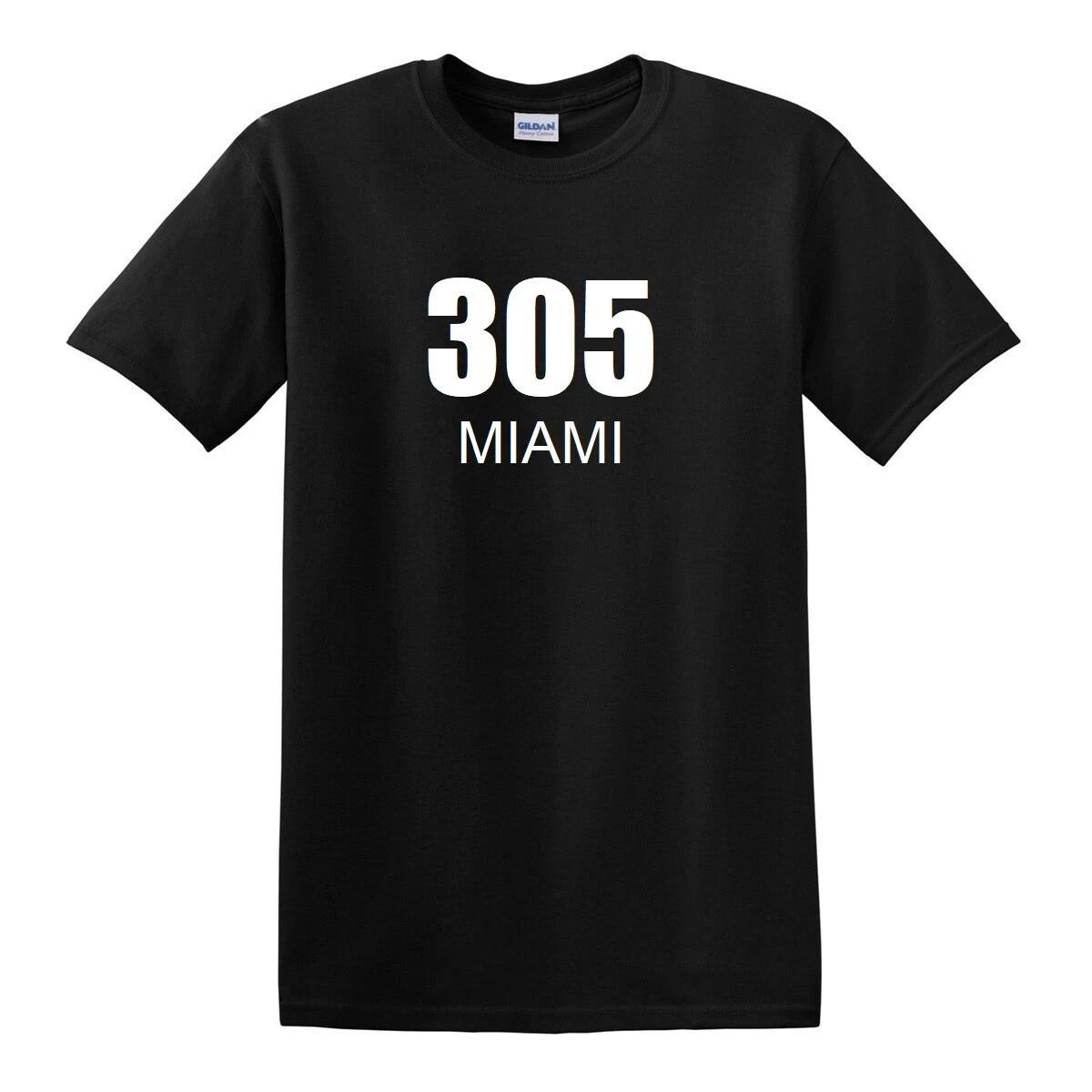 305 MIAMI T-Shirt FLORIDA AREA CODE SOUTH BEACH SWAG TEE Shirt XL