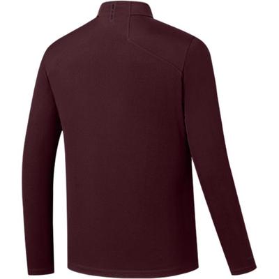 Champion All-Weather Series Solid Color Stand Collar Simple Versatile Long Sleeve Knit Shirt Men Tops 152610401-6