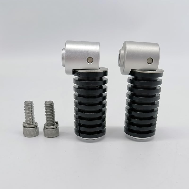 

Motorcycle Folding Gear Shift Brake Lever Toepegs Pedals M6 6mm Foot Pegs Kawasaki Honda Ducati Racing Rear Set (2) One size серебряный