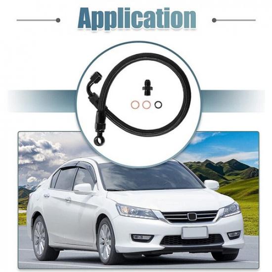 For Honda Civic Acura Integra D15 D16 B16B B16A B18C EG EK DC2 Braided Fuel Line