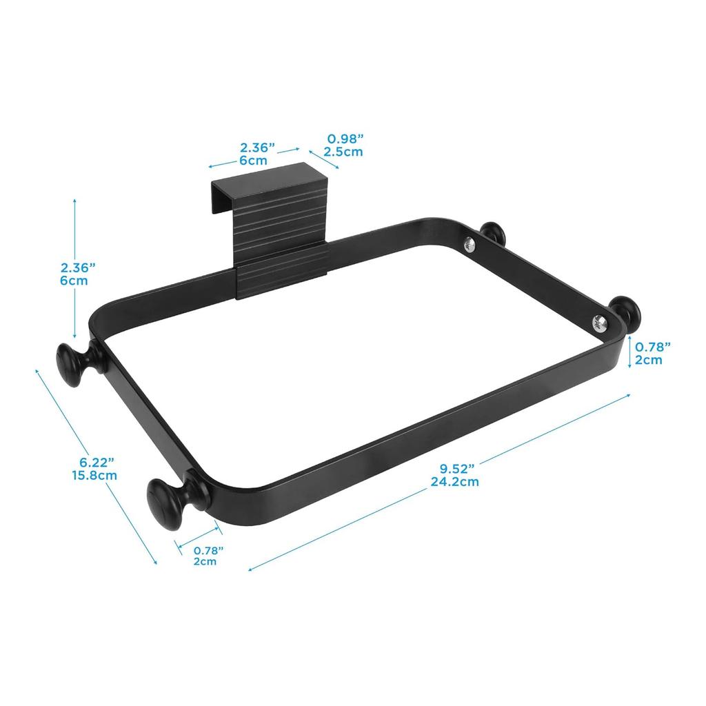 Metal Trash Bag holder for Kitchen,Office,Dorm Room,Hanging Trash Can, under Cabinet Hanger Rack,Space Saving Garbage Hook,bag holder for plastic