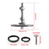Kit de Substituição do Eixo de Cames do Cortador de Grama Para Motores 84005207 793880 793880 697110 795387 Com Retentor de Óleo e Juntas do Cárter