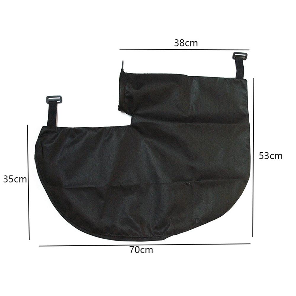 Leaf Blower Vacuum Bag Adjustable Replacement Collection Bag with Zipper Tear-Resistant