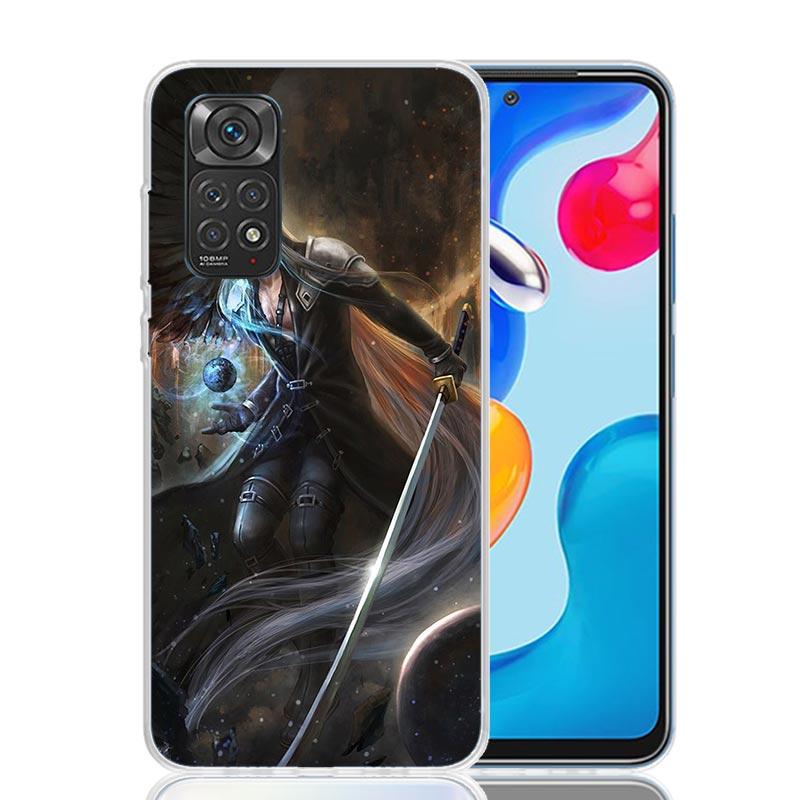 Anime FINAL FANTASY 7 BloodyBeni Phone Case For Xiaomi Redmi Note 15 14 13 12S 12 Pro Plus 11S 11E 11 11T 10S 10 Art Soft Patter