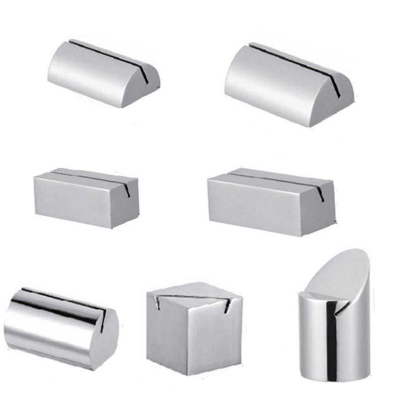 Stainless Steel Menu & Table Number Holder