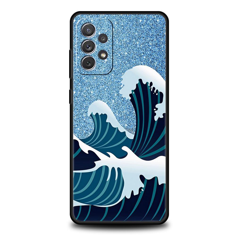 The Big Wave of kanagawa Phone Case For Samsung Galaxy A73 A53 A33 5G A13 A23 A21s A03 A11 A31 A41 A51 A52 A71 M21 M31 A01 Cover