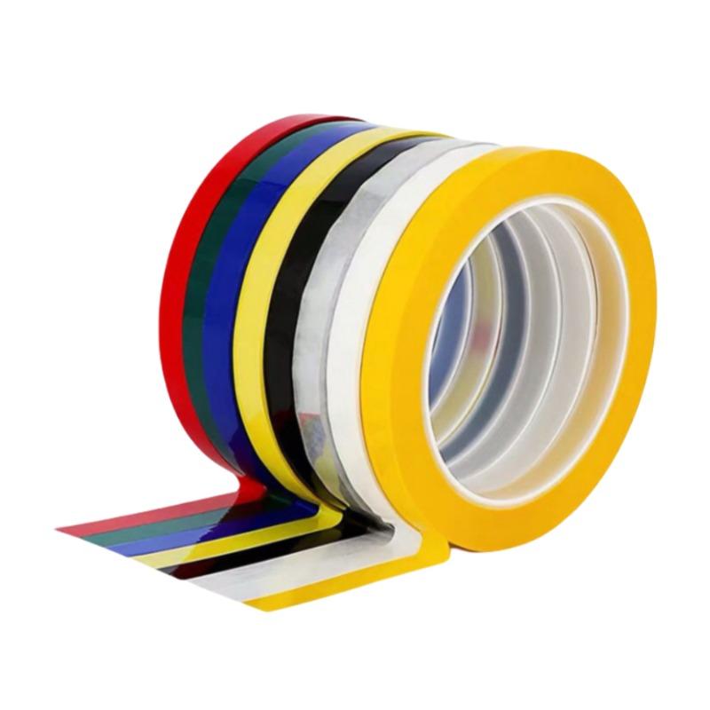 6 Rolls 5mm Dental Instruments ID Tape 66M High Temp Resistance 6 Colors for Dental Tools Marking