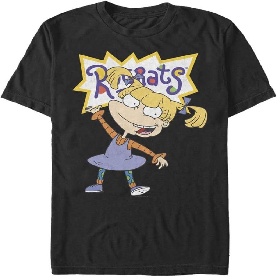 Nickelodeon Big & Tall Rugrats Oversized Angelica Men's Tops Short Sleeve Tee Shirt