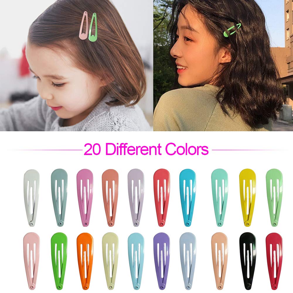 40 Pezzi Mollette per Capelli da Bambina Colore Caramella Molletta Gocciolante Barretta da Principessa Fermagli Coreani Copricapo Accessori per Capelli per Bambine