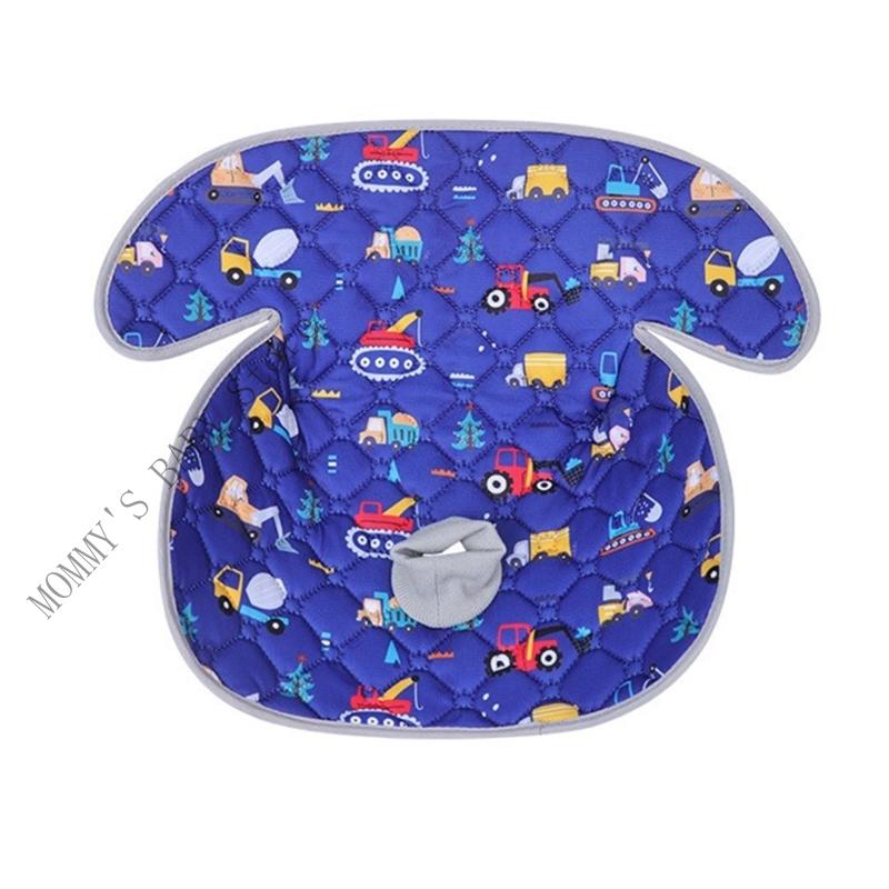 H3CD Cartoon Comfortable Baby Protector Mat for Travel Strollers Car High Chair Leakproof Machine Washable