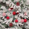 12 Pieces Christmas Balls Hanging Decor DIY Projects Baubles Xmas for Indoor