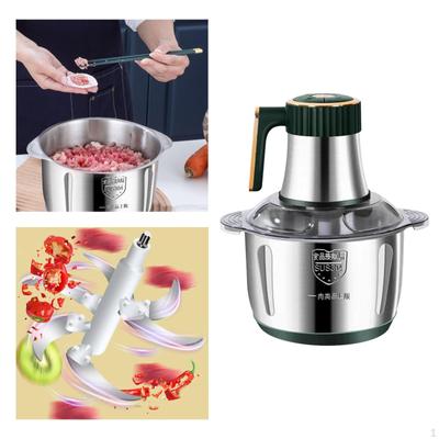Gıda İşlemcisi Elektrikli Doğrayıcı Ev Tipi Güçlü 5 L Otomatik Et Kıyma Makinesi Sebze için