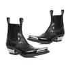 Spanish Trendy  Men Punk Chelsea Autumn and Winter New Western Cowboy Women's High Heel Square Head Short Boots
