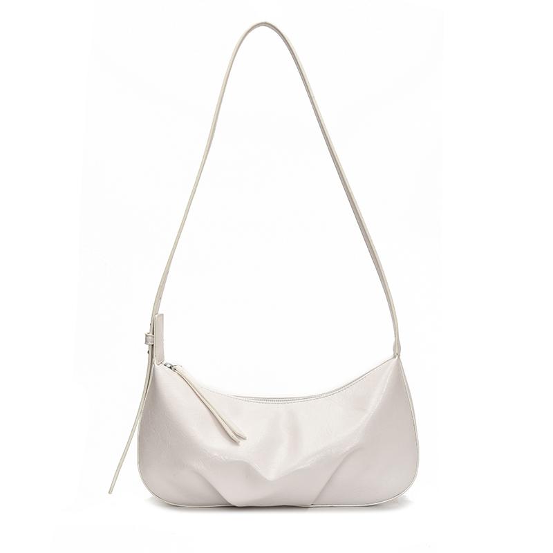 

PU Versatile and Fashiable Portable Small baguette Bags Single Shoulder Crossbody Bags Luxury Designer Handbag Bolsas De Mujer білий