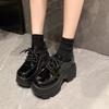 Women's Spring New Thick Soled Height Increasing Wear Resistant Women's Shoes Simple Comfortabl Versatile Single Shoes