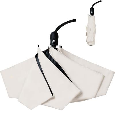 Folding Parasol with UV Protection Certified Light Blocking and UV Automatic for Suitable for Rain or Also Suitable for Apricot Blue 100% [Third-Party