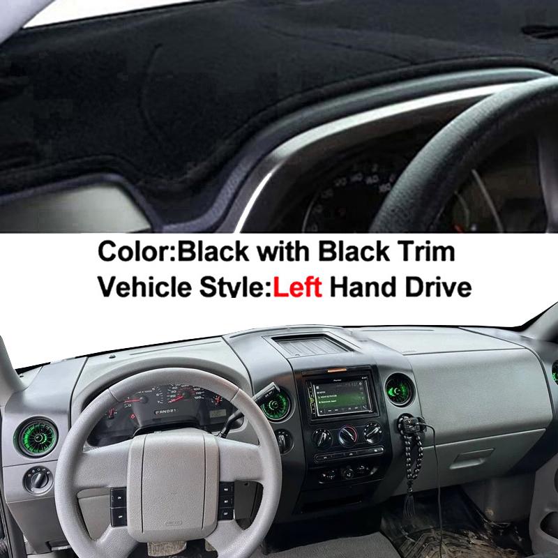 For Ford F-150 F150 XI 2003-2008 Car Dashboard Sun Shade Cover Instrument Desk Non-slip Dash Board Sun Shade Anti-UV Pad Mat