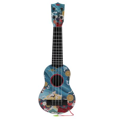 Çocuk Oyuncak Ukulele Mini Plastik Gitar Müzik Aleti Okul Öncesi Çocuklar İçin GiftBlue
