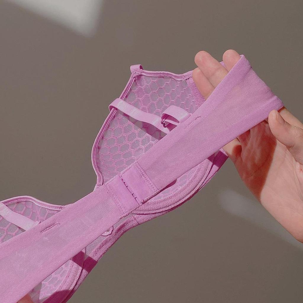 Französische Spitze Wabenmuster Ultra-Dünnes BH-Set für Alle Größen