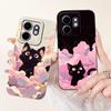 For Infinix Smart 9 Case Hot50i X6531 X6532 Cute Happy Cat Cartoon Cover Soft TPU Phone Case For Infinix Hot 50i Smart9 HD Shell