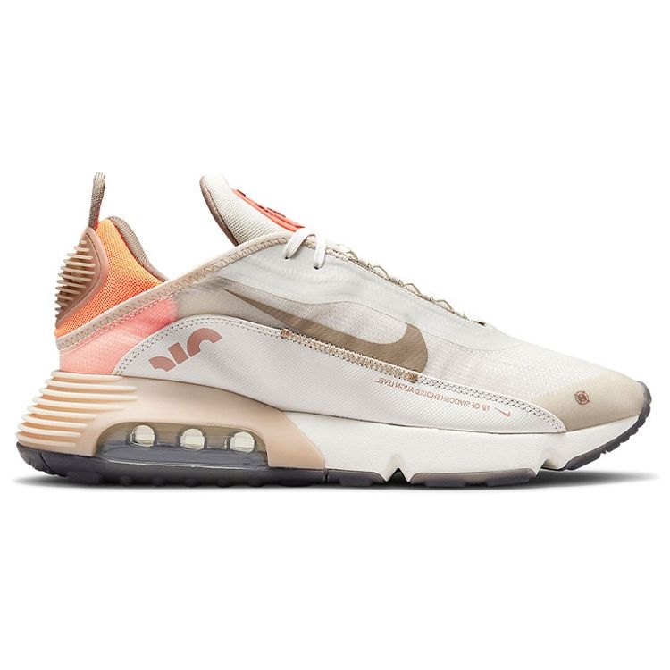 Nike Air Max 2090 Comfortable Low-Top Training Running Shoes Men Sneaker Beige Orange DN4233-021