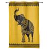 Elefantenkunst Indische Bobo-Stil Vorhänge für Schlafzimmer Wohnzimmer Vorhänge Küche Kinderzimmer Fenstergardine Moderne Heimdekoration