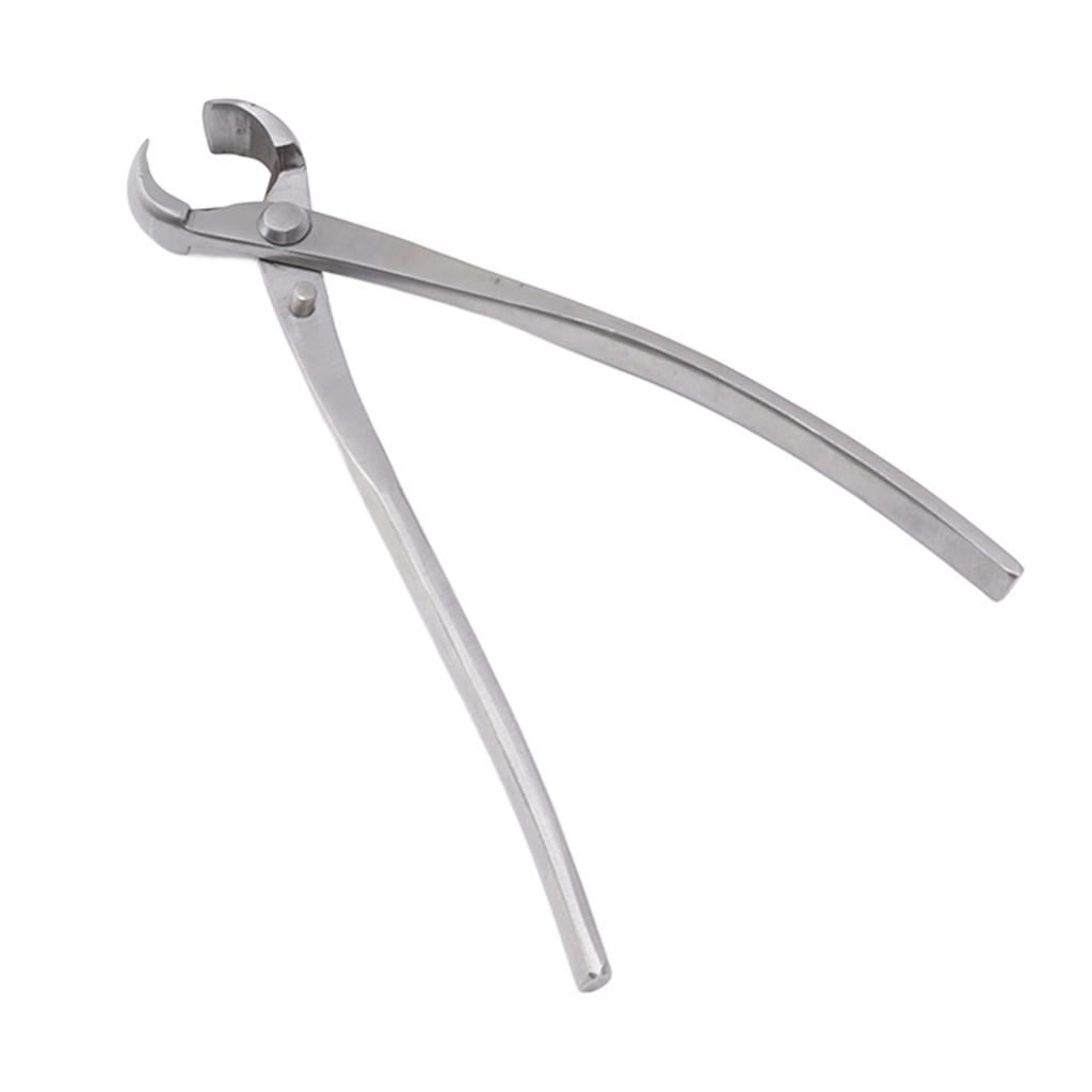 Concave Cutter Chromium Alloy Silver Bonsai Concave Branch Cutter Durable Gardening Concave Pruner for Home Yard Garden