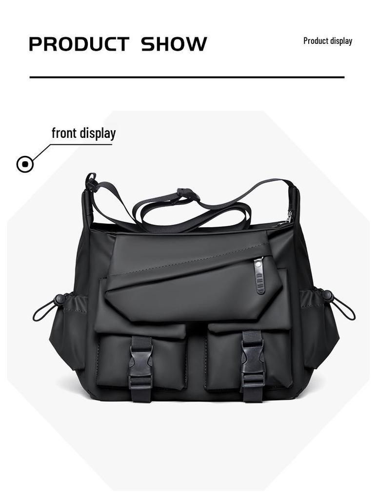 Trendy Men's & Women's High-End Workwear Crossbody Bag with Large Capacity and Unique Style