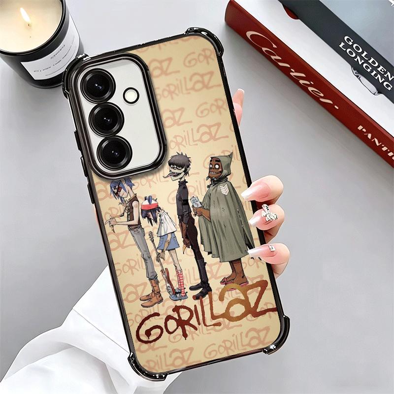 G-Gorillaz Anime Soft Phone Case For Samsung A17 A27 A07 A37 A57 A16 A56 A15 A55 A14 A54 A13 A53 A26 A36 A25 A35 A24 A34 A23 A33