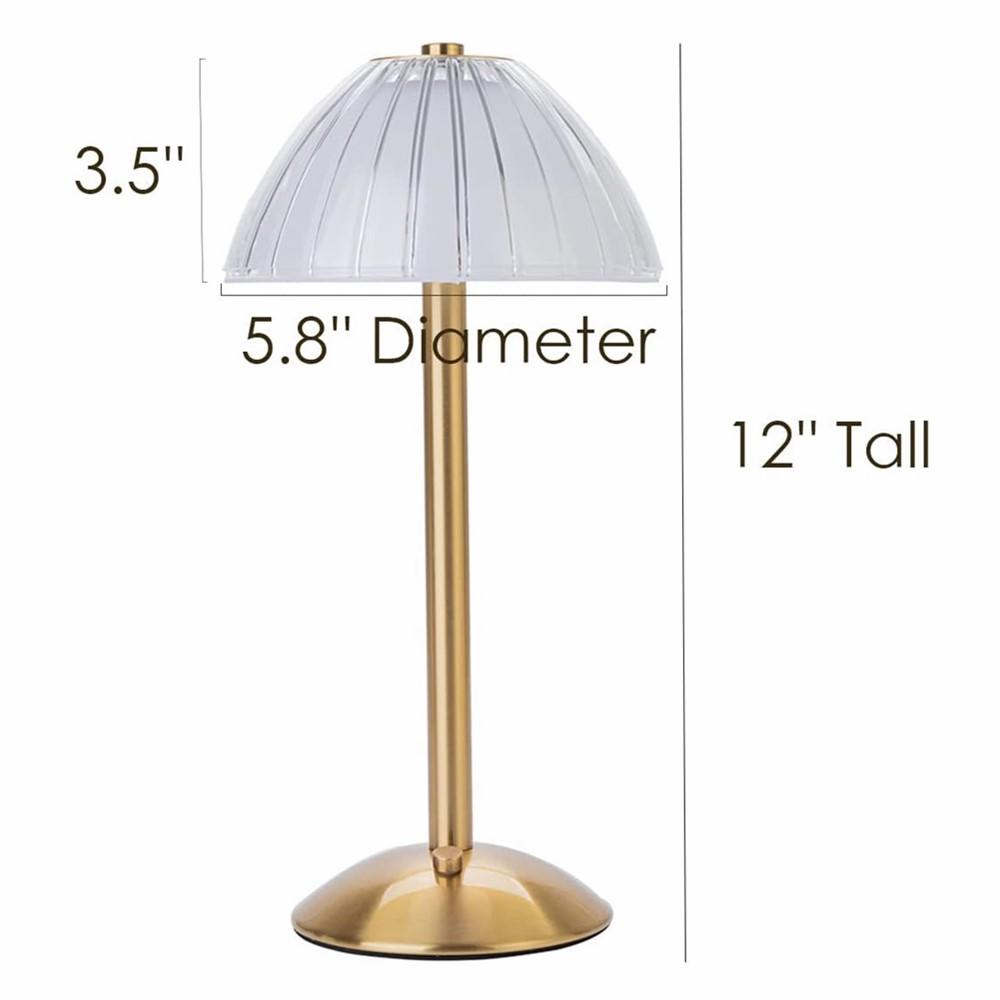 LED stolná lampa Dotykový senzor Stmievateľná Stolová nočná lampa Nabíjateľná Bezdrôtová čítacia lampa pre Hotel Bar Spálňa Dekorácia Svetlo