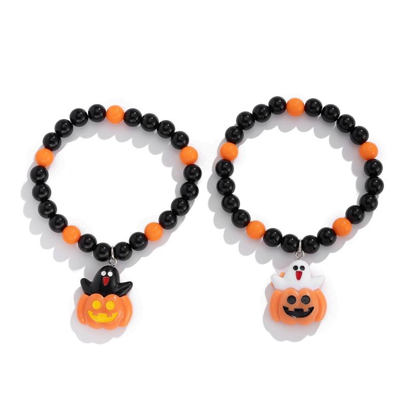 Halloween Pumpkin Bracelet Pendant Cute Cartoon Funny Niche Atmosphere Party Accessories