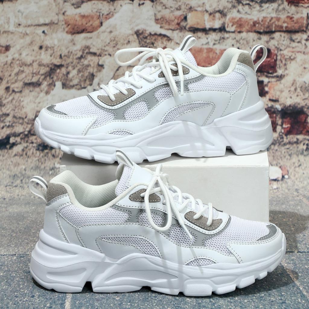 Four Seasons Platform Daddy Shoes Breathable and Comfortable Casual Sports Shoes Outdoor Trendy Shoes