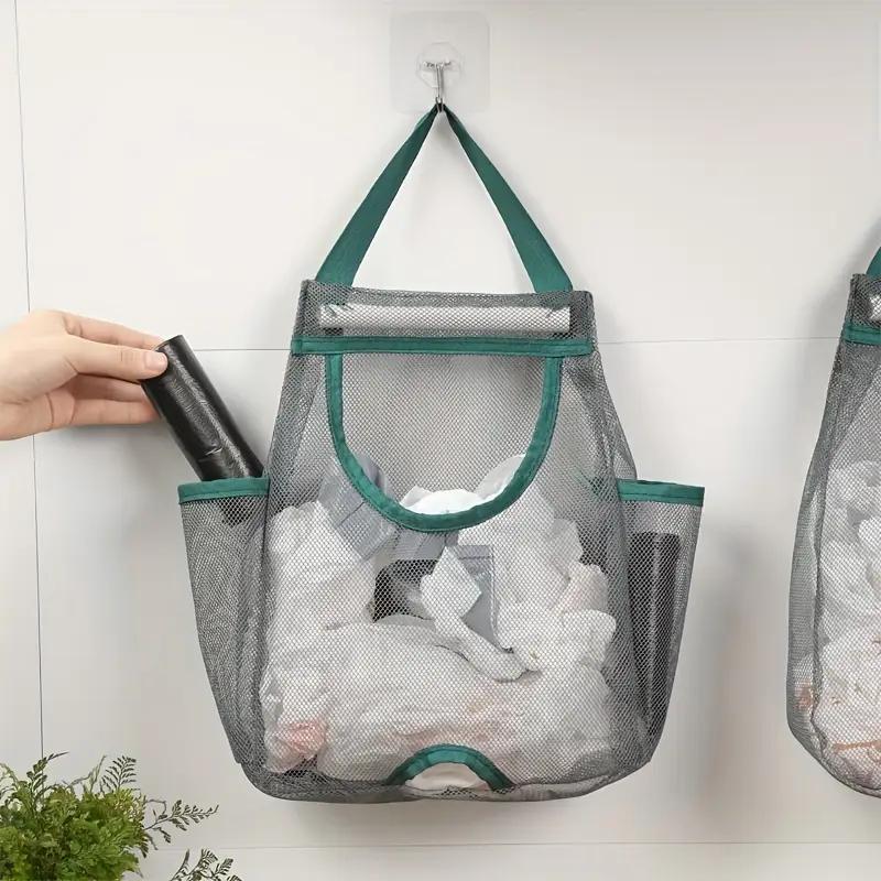 Large Capacity Kitchen Wall-mounted Garbage Bag Storage Artifact Plastic Bag Storage Bag Hanging Shopping Bag Storage Bag Storage Hanging Bag