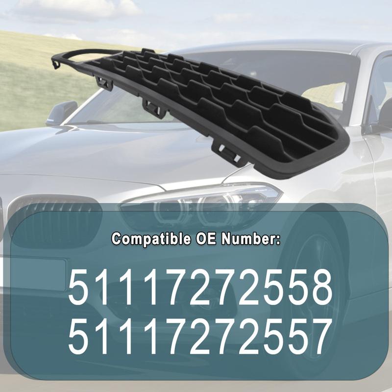 Front Bumper Fog Light Grille Left Right For BMW F20 F21 1 Series 116i 118i 120i 2012-2017 51117272557 51117272558