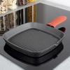 CAST IRON GRILL PAN 24cm WITH SILICONE COVER CAST LINE 199044
