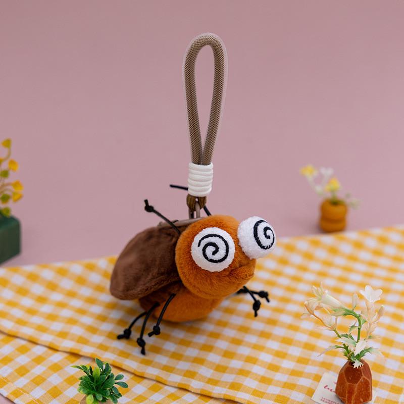 Insect Plush Doll Series Fly Stuffed Toy For Bag Charm And Collecting