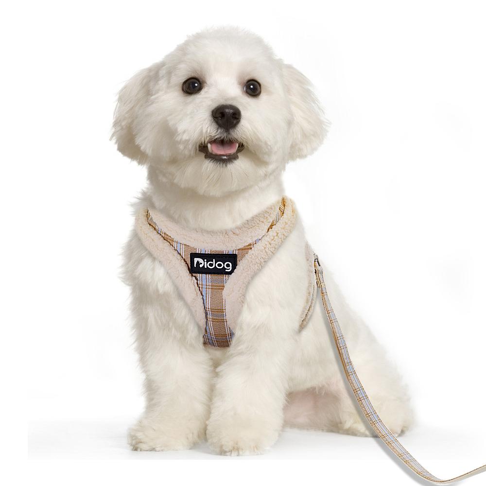 Winter Small Dog Harness Vest and Leash Set Cotton Comfortable Soft Puppy Dog Harness and Leads Cat Pet Harness for Small Dogs