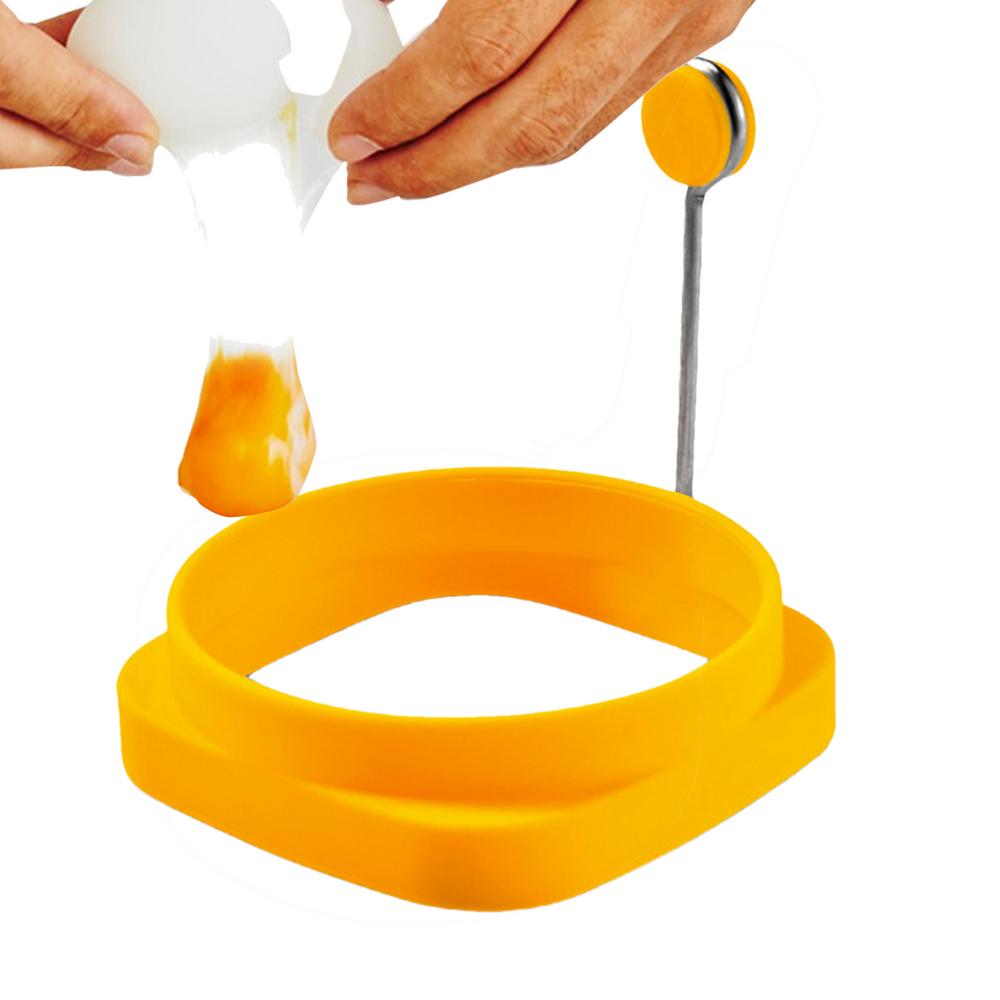

Egg Mcmuffin Ring Mold Non Stick Egg Rings Fried Egg Molds Heat Resistant Food Grade Egg Frying Rings Egg Fryer For Eggs жёлтый