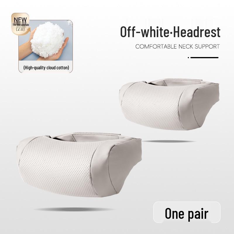 Kashidon Headrest & Lumbar Support Pillow for Maybach S-Class Mercedes Car Seat