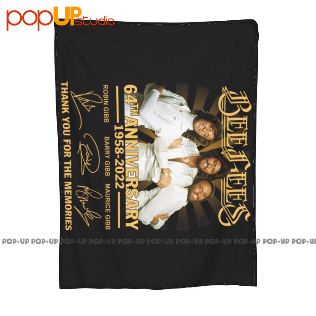 Coperta Trapuntata Ultra Morbida Anniversario Band Bee Gees Copertura Divano Invernale Copri Letto