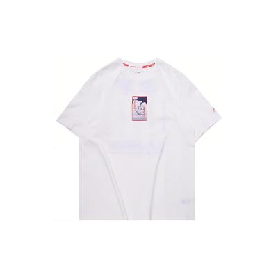 Sports Fashion Series Short Sleeve T-Shirt Men Tops White AHSQ455-3